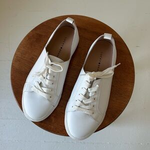 Lucky Brand White Leather Sneakers